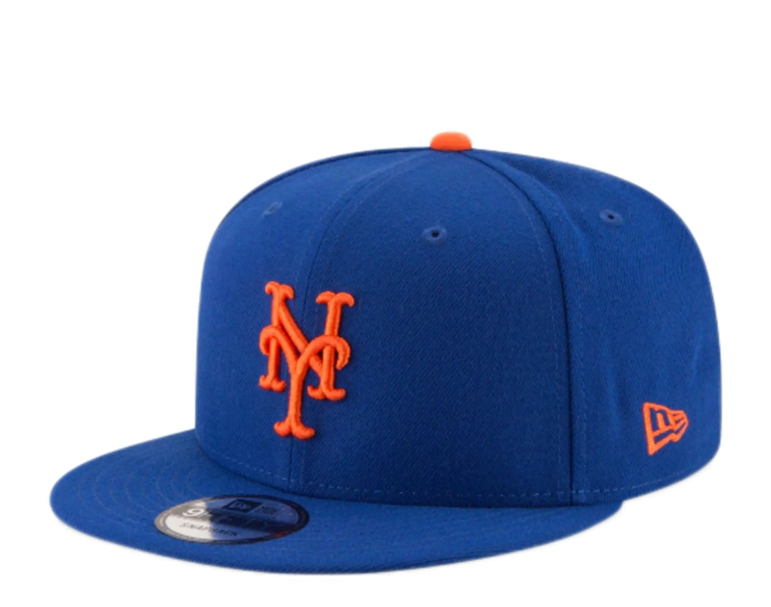 New Era 9Fifty New York Mets Basic Men Snapback Hat Royal Blue