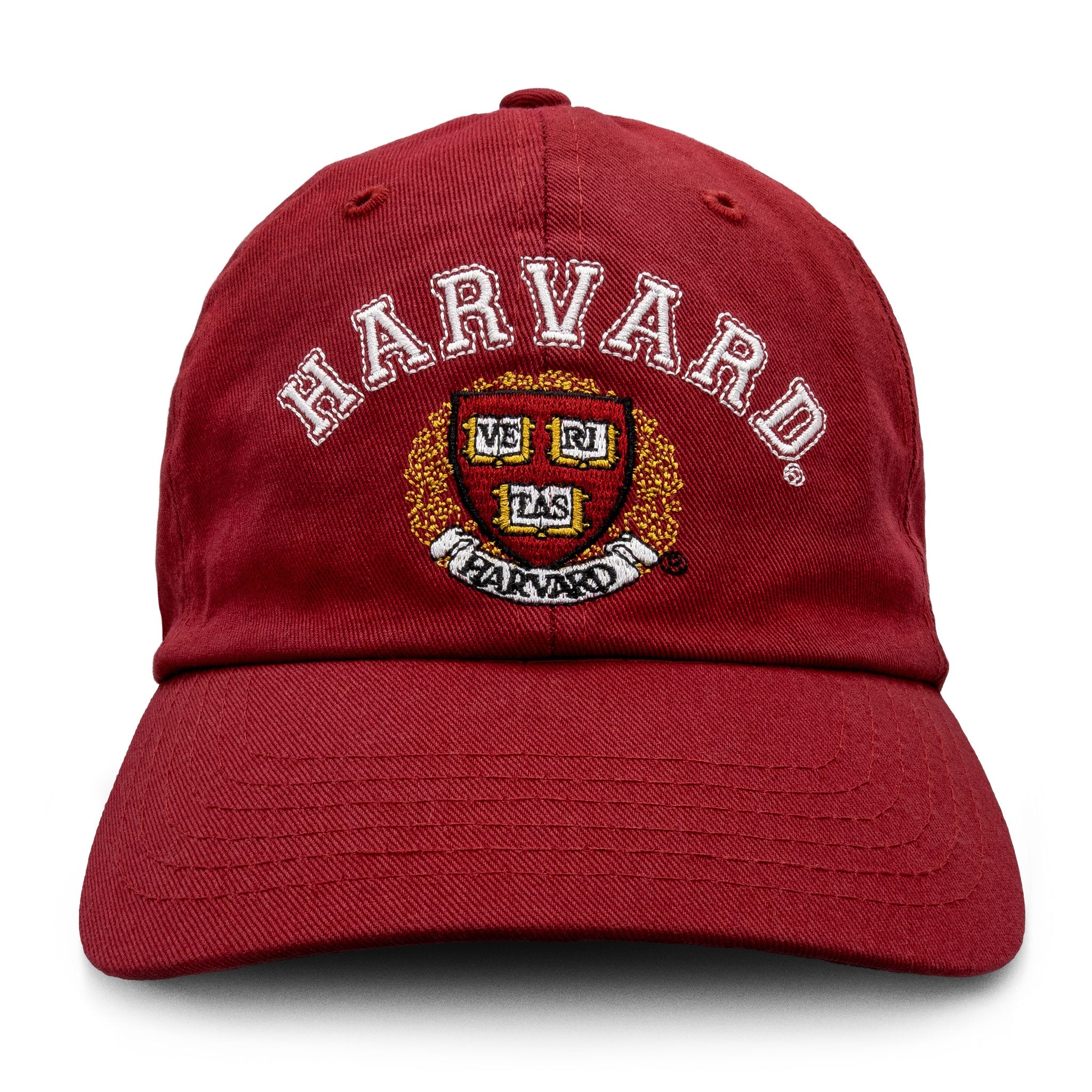 Harvard University Veritas Baseball Hat - Red