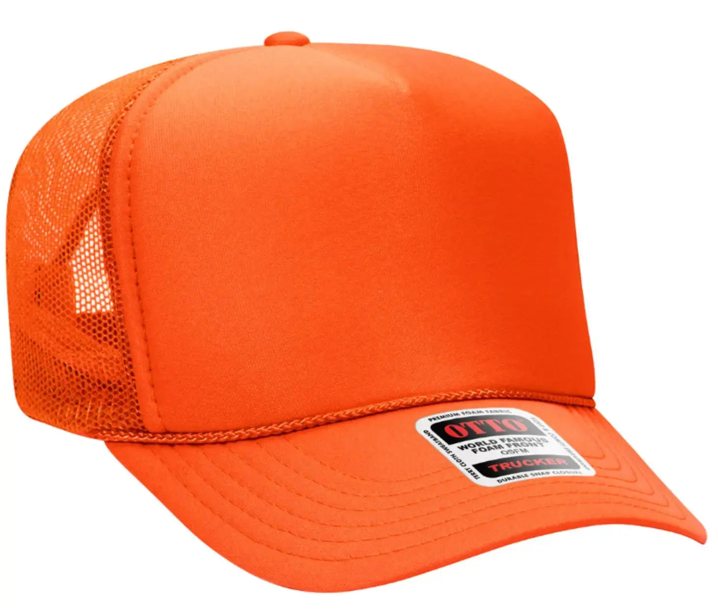 Mom Dead Smile Face Adult Otto Foam Trucker Hat
