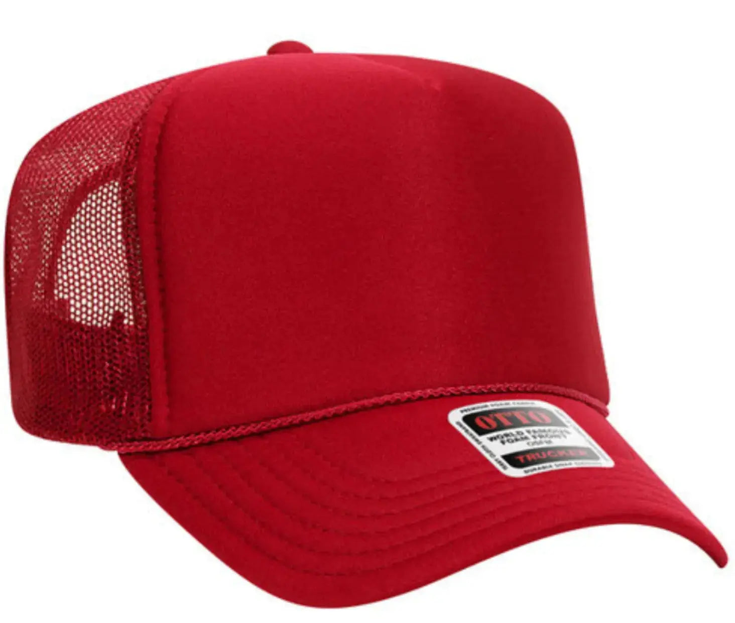 On My Wife's Last Nerve Skeleton Design Adult Otto Foam Trucker Hat