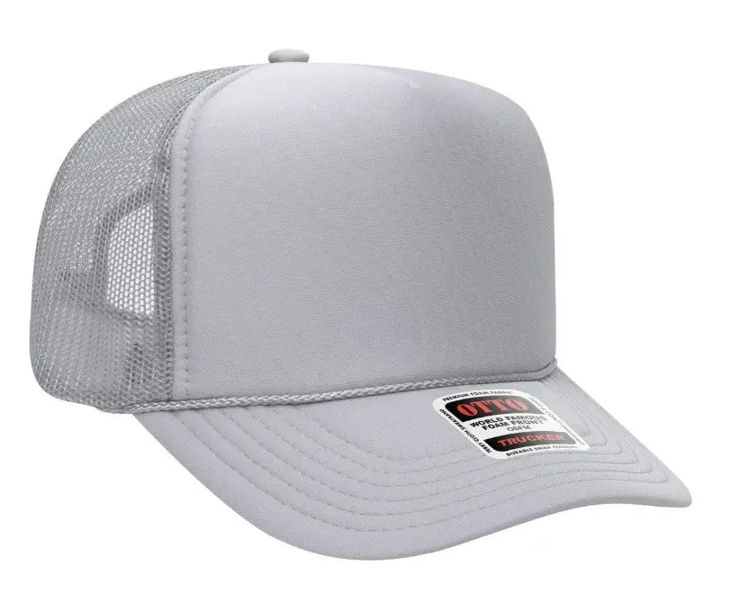 Me and Karma Kinda Vibe Like That Adult Otto Foam Trucker Hat